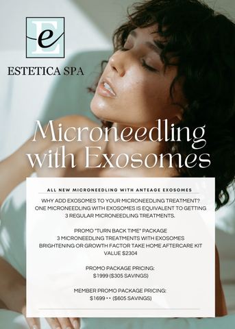 Package of 3 Microneedling Full Face with Exosomes and Post Care